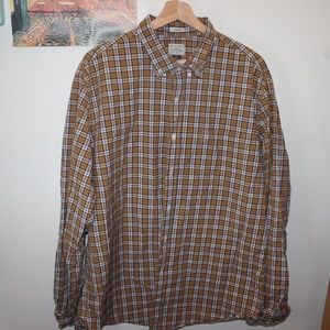 J Crew MENS Classic Pattered Button Up Shirt SZ XL